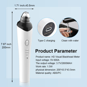 Aparelho de limpeza de poros, kit para limpeza de poros por sucção, removedor de cravo, câmera a vácuo - Product Image 4