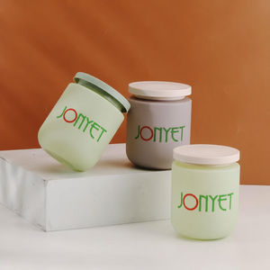 Envase Cosmético Redondo de HDPE de 500g con Tapa Verde Mate, Listo para Enviar, para Mascarillas Capilares, Cremas Faciales, Manteca Corporal y Productos para el Cuidado de la Piel - Product Image 2