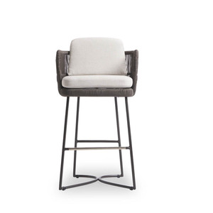 Ensemble <span class=keywords><strong>de</strong></span> canapés en rotin <span class=keywords><strong>de</strong></span> style nordique <span class=keywords><strong>de</strong></span> luxe, combinaison <span class=keywords><strong>de</strong></span> meubles <span class=keywords><strong>de</strong></span> patio modernes pour les jardins <span class=keywords><strong>de</strong></span> villas, les terrasses extérieures, les appartements côtiers - Product Image 5