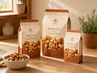 Sacs d'emballage pour aliments pour animaux de compagnie à faible MOQ, avec impression personnalisée et forme unique, pour chiens, sacs de rangement robustes