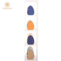 Étui à lunettes cylindrique color-block en PU avec fermoir à rabat, anti-rayures, logo personnalisé, multicolore, vente en gros
