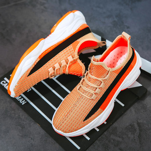 Zapatillas Deportivas para Hombre, Versión 2020, Transpirables, con Suela Suave Antideslizante, Color Naranja - Product Image 4