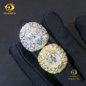New Arrivals Pass Diamond Tester Fashion Iced Out Hip Hop Oval+Marquise Vvs1 <strong>Moissanite</strong> Diamond 925 Sterling Silver <strong>Man</strong> <strong>Ring</strong> - Product Image 1
