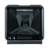 Lector de Códigos de Barras QR de Escritorio y Montaje en Pared MP7600 Megapixel 2D QR Integrado con USB/RS232 para Punto de Venta en Supermercados