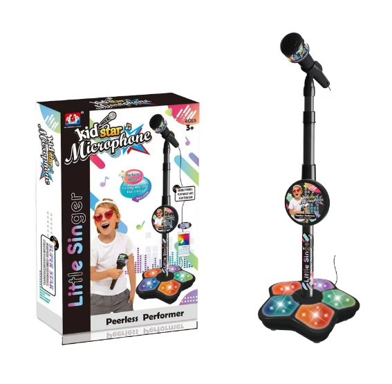 Chengji Kids Microphone With Stand Karaoke