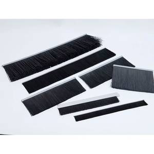 Brosse industrielle flexible à support métallique, brosse de nettoyage robuste pour machines, nettoyeur d'équipement à poils - Product Image 2