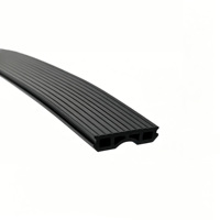 Bande de caoutchouc plate anti-poussière, anti-collision et antidérapante de qualité européenne pour profilés en aluminium