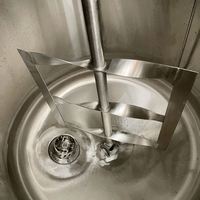 Réservoir mélangeur industriel à grande vitesse sous vide homogénéisateur à haut cisaillement poudre d'amidon de maïs équipement de mélange de liquide mélange de réservoir efficace