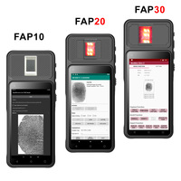 Lecteur d'empreintes digitales biométrique HiDON FAP10/20/30 de 5 pouces le moins cher, avec scanner de codes-barres 2D NFC, collecteur de données PDA