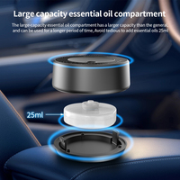 Diffuseur de voiture Usb parfum d'huile essentielle d'aromathérapie rechargeable de batterie sans eau de capteur de mouvement de conception de luxe