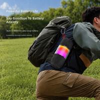 BT2676, Enceinte portable Bluetooth V6.0 pour extérieur, éclairage RGB, appairage TWS, lecture de carte TF, appels mains libres pour utilisation intérieure et extérieure