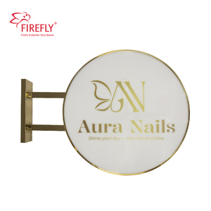 Ngoài trời sang trọng không thấm nước IP65 gương mạ quảng cáo LED hộp Đèn hiển thị vòng quảng cáo LED lightbox - Product Image 5