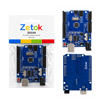 Componente Electrónico Zetok, Placa de Desarrollo Arduino UNO R3, Kit de Programación para Uso Educativo, Módulo de Placa Base para Proyectos DIY