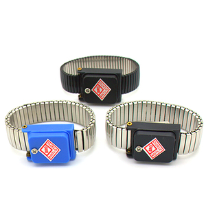 Pulsera Antiestática Allesd, Brazalete Metálico ESD, Correas Ajustables para la Muñeca - Product Image 1