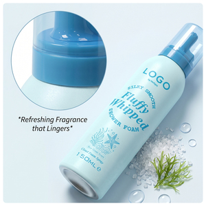 Spray de <span class=keywords><strong>douche</strong></span> moussant parfum Océan Bleu |   Texture fouettée ultra-dense pour une hydratation intense |   Tous types de peau |   150ML OEM/ODM - Product Image 6
