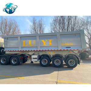 Hydraulique 3 Essieux Fin Forme remorques <span class=keywords><strong>à</strong></span> benne basculante benne remorque 4 essieux benne semi-remorque <span class=keywords><strong>à</strong></span> vendre - Product Image 6