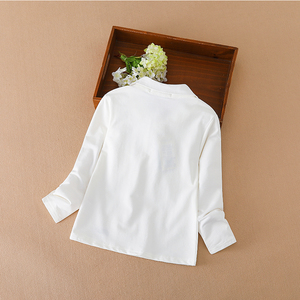 Chemisiers et Blouses pour Filles à Manches Longues Unies de Haute Qualité avec Nœud – Collection Écoresponsable – Meilleures Ventes - Product Image 2