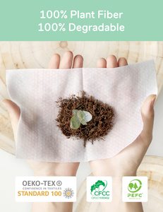 Lingettes humides pour bébé écologiques, naturelles, non parfumées, personnalisées, à l'aloe vera et au charbon de bois, en vrac - Product Image 3