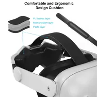 Accessoires de serre-tête réglables pour casque Meta Quest 3 VR