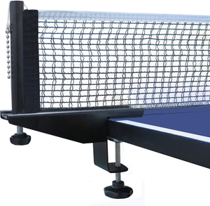 Filet de tennis de <span class=keywords><strong>table</strong></span> noir de qualité supérieure facile à installer avec pince à vis de force et insertion de pince à filet réglable en tension et en <span class=keywords><strong>hauteur</strong></span> - Product Image 1