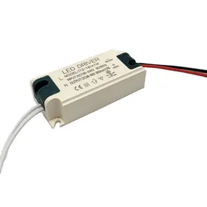 IP20 plastic case 30-60V 300ma (12-18)*1Wconstant current transformer led driver power supply