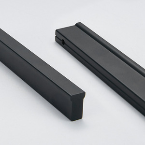 Poignée de porte invisible encastrée en aluminium, durable, en alliage d'aluminium doré, design à fente pour armoire, installation facile - Product Image 6
