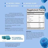 Gommes électrolytiques à la framboise bleue pour adultes, créatine pour l'énergie, l'hydratation, l'endurance musculaire, le soutien immunitaire, ingrédients naturels et propres