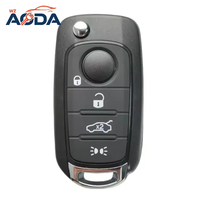 Clé de voiture à distance intelligente avec puce ID48/4A 433,92 MHz pour Fiat 500X Egea Tipo