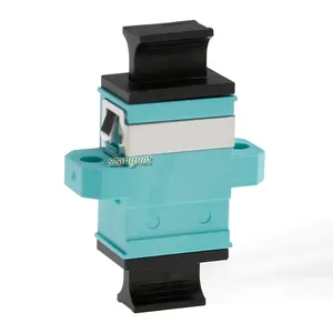 Violet/Aqua/Green Fiber Optic MPO Adaptor Key Up Bulkhead MTP/MPO Adapter