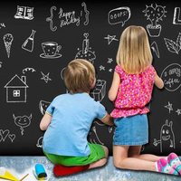 Autocollant magnétique auto-adhésif tableau blanc Contact papier peint effaçable à sec pour bureau/maison/école/enfants