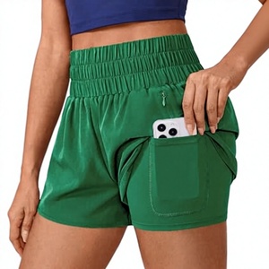 Pantalones Cortos de Verano para Mujer y Niña, con Logotipo Personalizado, Estilo Candy, de Cintura Alta, Efecto Levanta Glúteos, de Spandex, para Gimnasio, de Secado Rápido - Product Image 1