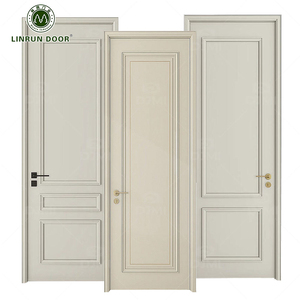 Porte intérieure en bois massif haut de gamme avec serrure, prix de gros, pour chambre et école - Product Image 6