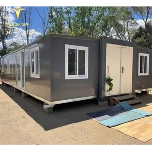 可扩展集装箱房: 澳大利亚布里斯班价格合理的3卧室2卧室模型，带厨房、客厅和浴室