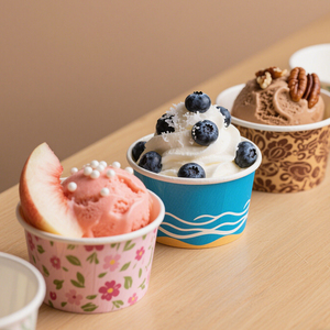 Customization logo Short Wafer Soft Serve Ice Cream <strong>Paper</strong> <strong>Cup</strong> <strong>Usa</strong> Disposable Animal Dinosaur Ice Cream <strong>Paper</strong> <strong>Cup</strong> Container - Product Image 2