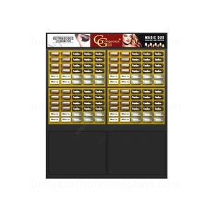 Support de présentation pour extensions de cils robuste avec armoire de rangement, support de sol en métal pour la vente en gros et au détail, pour boîtes de faux cils - Product Image 2