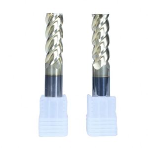 Fresa de 4 lados con revestimiento NACo de acero inoxidable de 68 grados, herramienta de fabricación de precisión, ODM OEM - Product Image 1