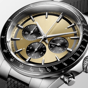 Mens <b>Automatic</b> <b>Chronograph</b> Watch Tachymeter Bezel Rubber Strap Sapphire Crystal Sport Wristwatch Longinesing - Product Image 2