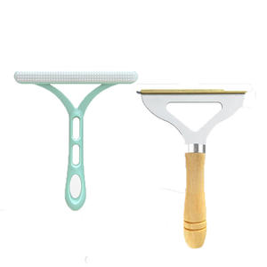 Tondeuse double face en cuivre pur pour chiens et chats avec manche en bois, en boîte, pour vêtements, tapis et poils, ciseaux de toilettage - Product Image 6