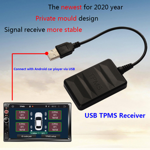 Usb TPMS giám sát áp suất lốp hệ thống nội bộ cảm biến bên ngoài Receiver cho Android chơi xe thời gian thực màn hình lốp - Product Image 3