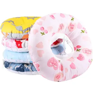 Pet Supplies Adjustable Soft Sponge Cat Elizabeth Medical Anti-bite Circle Ring Dog Collar Pet Collars with Scarf