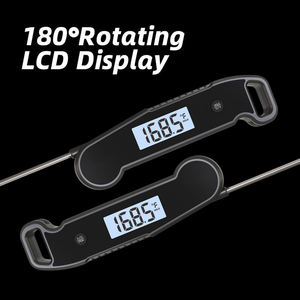 Термометр для еды, кухонные гаджеты, аксессуары для духовки, гриля, конфет, барбекю, подарки для него, папы, мужчин на день рождения, красный - Product Image 2