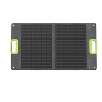 Chargeur solaire pliable pour camping, téléphone et ordinateur portable, avec logo personnalisé SP100, 60W 100W, efficacité 23%