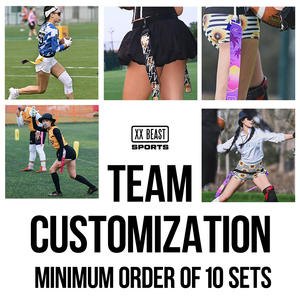 Xxbamt 사용자 정의 축구 허리 깃발 미국 국기 대회 특수 벨트 훈련 장비 - Product Image 6