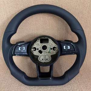 พวงมาลัยรถสปอร์ตหนังสำหรับ <span class=keywords><strong>VW</strong></span> CC Magotan MK7กอล์ฟ R GTI GTD GTE POLO GTI Scirocco T ROC Tiguan - Product Image 2