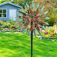 Populaires en Europe et en Amérique - Moulinets à vent colorés pour jardins extérieurs, cours et villas