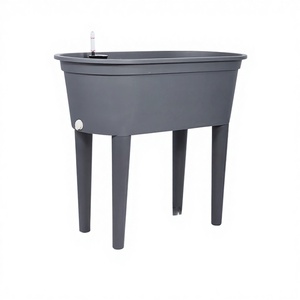 Pots à légumes rectangulaires à pieds hauts en <span class=keywords><strong>plastique</strong></span> PP, respirants et durables, marque HUFU, 2,25 kg, pour jardinage en cour et sur balcon - Product Image 1