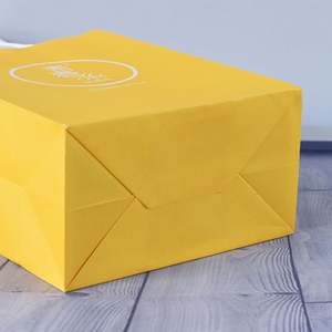 ZJPACK Bolsas de Papel con Asas para Compras, Regalos y Venta al por Menor, Reutilizables, con Diseño de Logotipo de Marca Personalizado, Impresas, para Promoción - Product Image 5