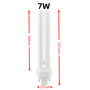 Bombillas Fluorescentes de 7W de Venta Caliente, Ahorro de Energía, 2 Pines, Protección Ocular, Luz de Tubo - Product Image 3