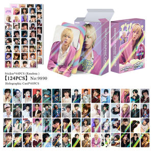 KPOP Laser Photocard Lomo Card Foto 124 pz/scatola Bangtan Boys JIN/<span class=keywords><strong>JUNGKOOK</strong></span>/V/JHOPE in carta - Product Image 5