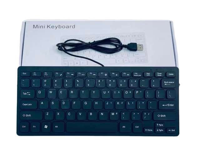 Manufacturers Supply Classic Simple Mini Keyboard Business Office Notebook External Usb Wired Keyboard